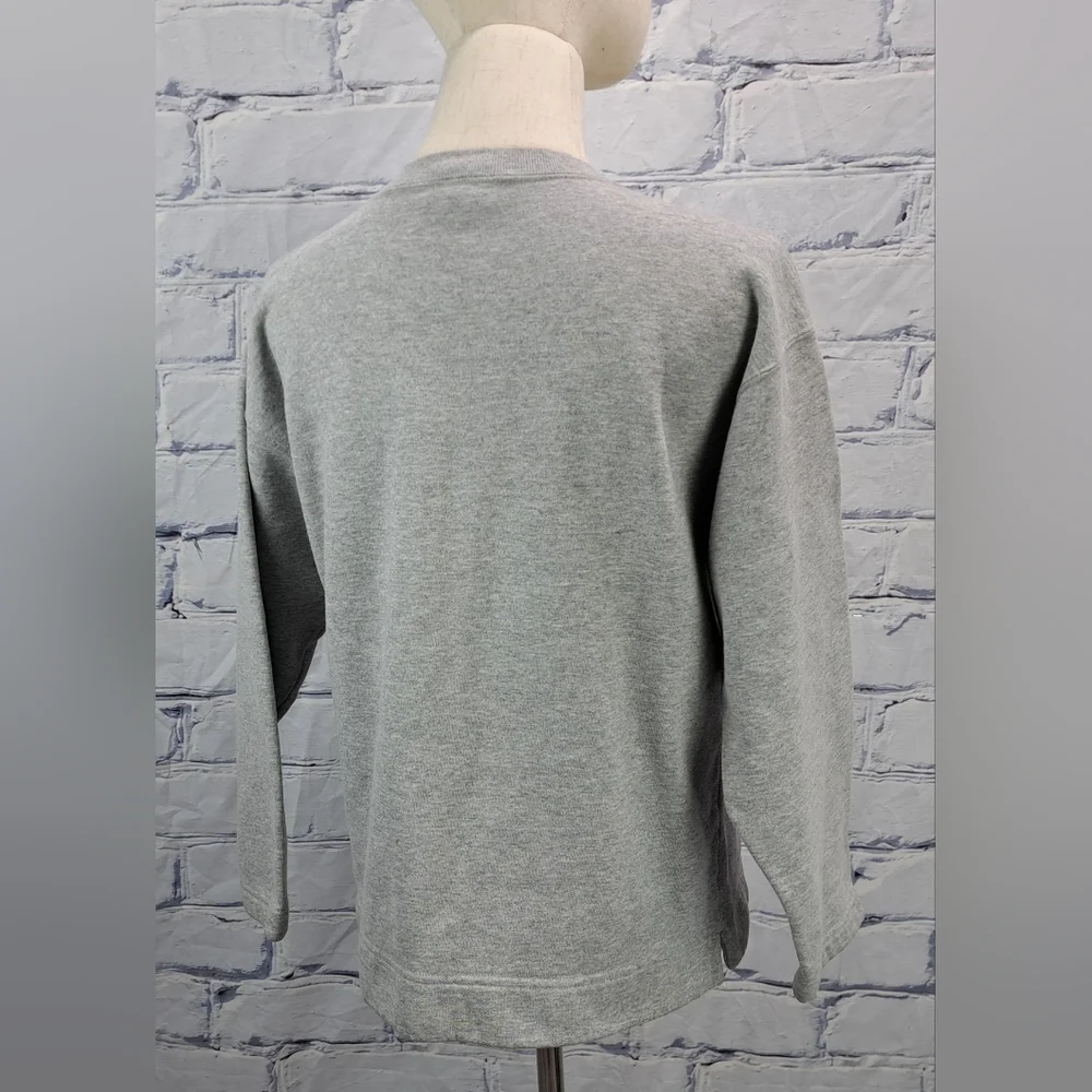 Tommy Hilfiger Tommy Jeans Women's Sweater Vintage 90s Y2K Spell Out Gray Medium - Picture 7 of 11